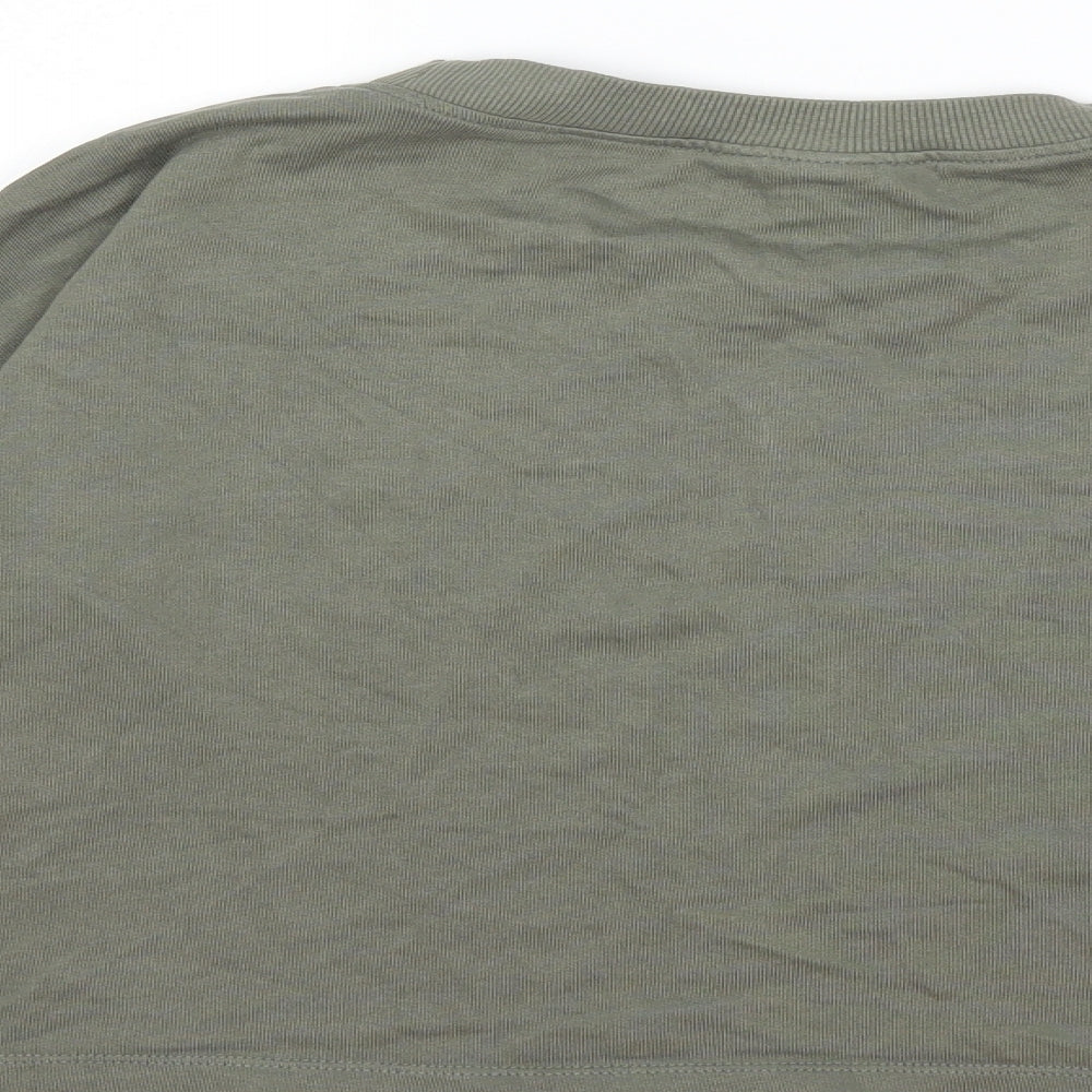 H&M Girls Green   Pullover Sweatshirt Size 13-14 Years