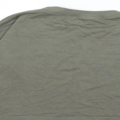 H&M Girls Green   Pullover Sweatshirt Size 13-14 Years