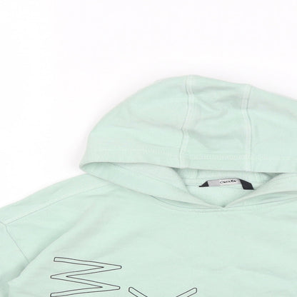 George Girls Green   Pullover Hoodie Size 10 Years  - NEW YORK