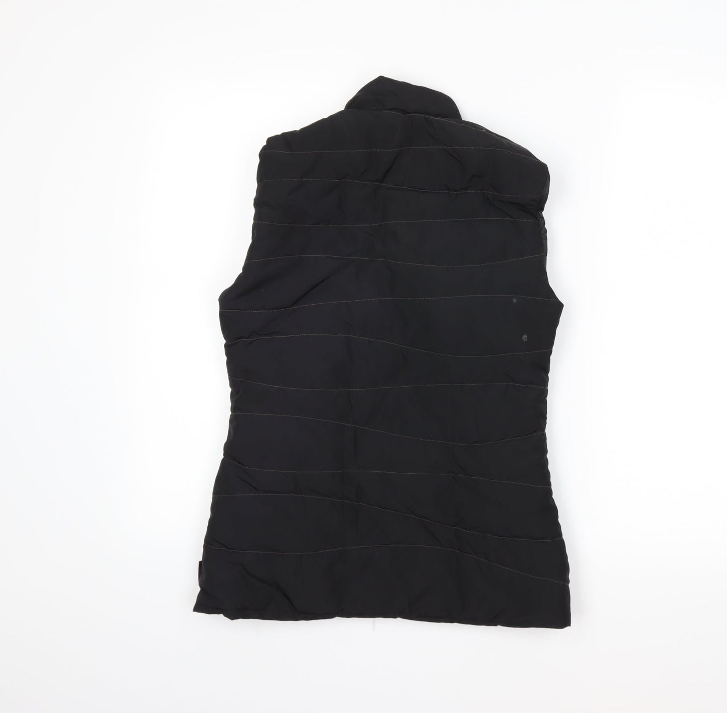 Womens UK Size XS DECATHLON Black Gilet Coat