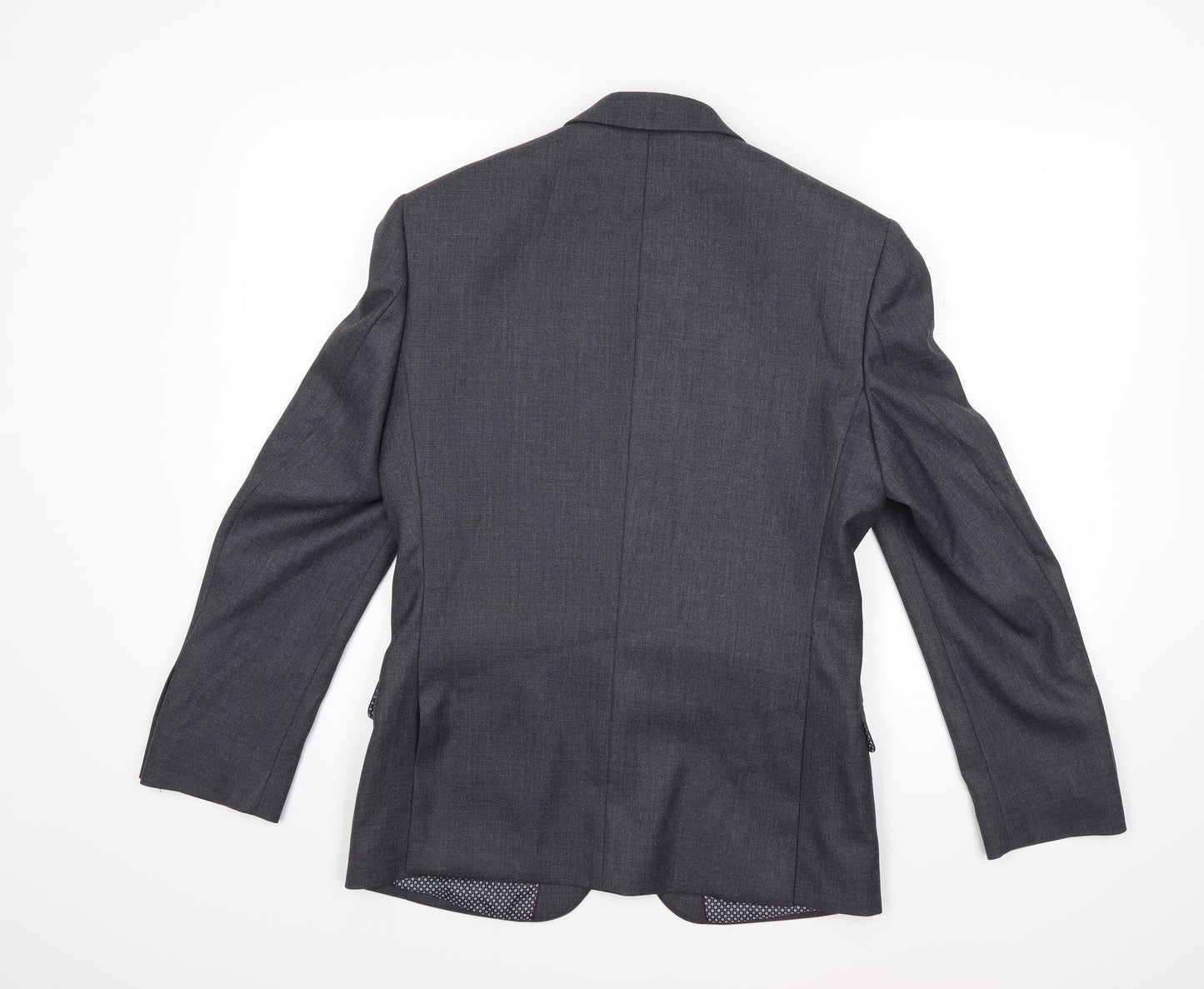 Mens UK Size 36 Red Herring Regular Grey Suit Jacket