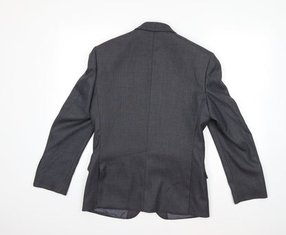 Mens UK Size 36 Red Herring Regular Grey Suit Jacket