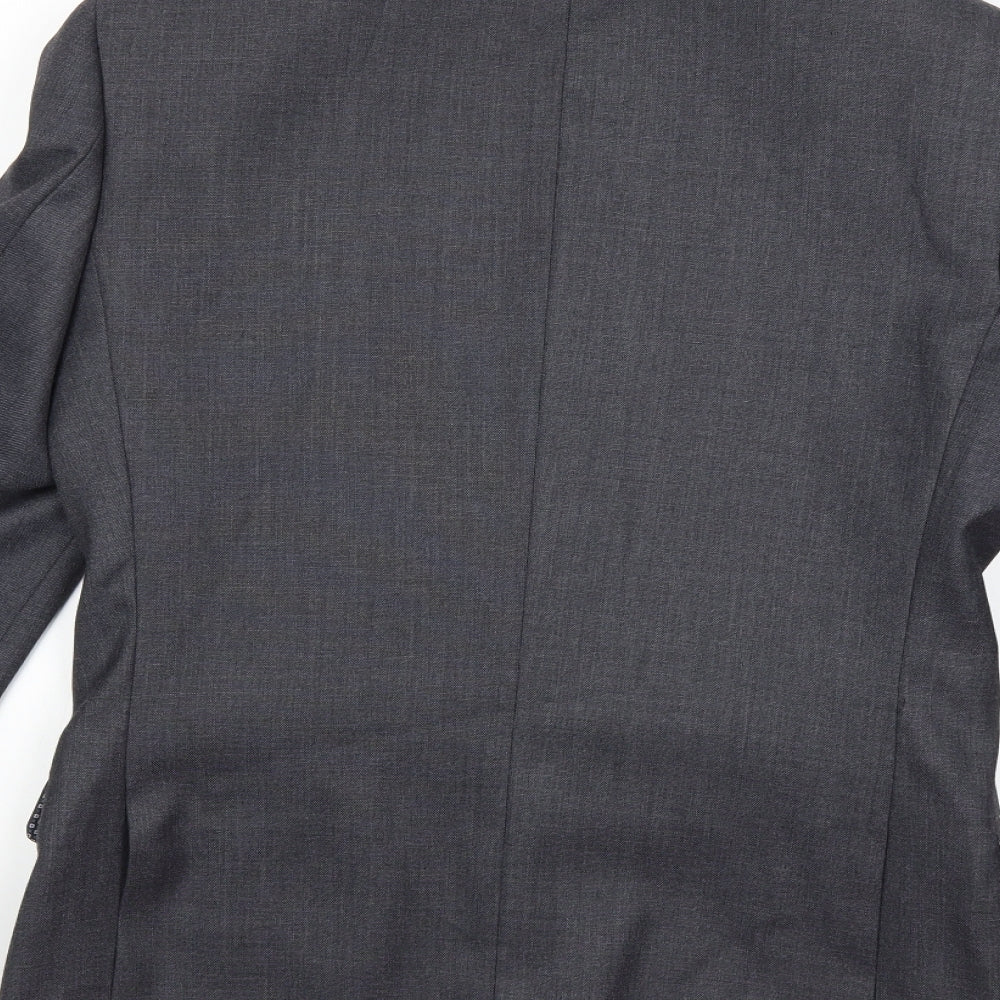 Mens UK Size 36 Red Herring Regular Grey Suit Jacket