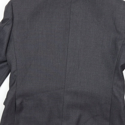 Mens UK Size 36 Red Herring Regular Grey Suit Jacket