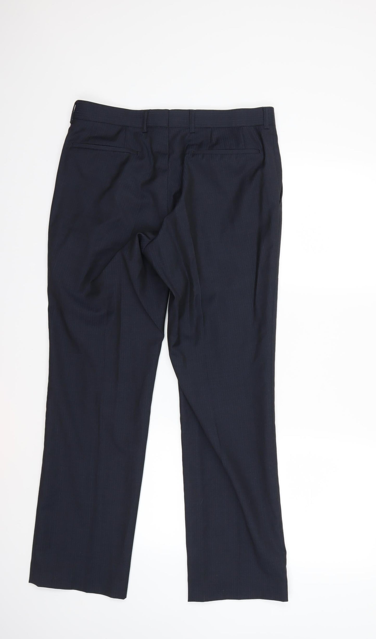 Fellini Mens Blue   Trousers  Size 32 in L28 in