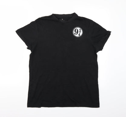 TU Womens Black   Basic T-Shirt Size M