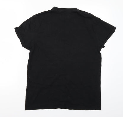 TU Womens Black   Basic T-Shirt Size M