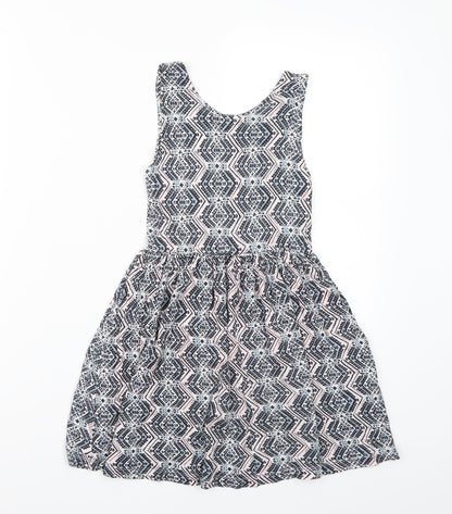 Primark Girls Grey   A-Line  Size 7-8 Years