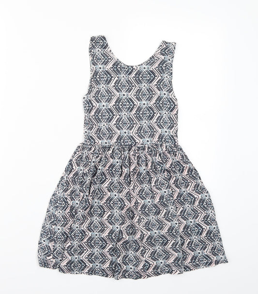 Primark Girls Grey   A-Line  Size 7-8 Years