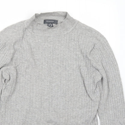 Close-up detail of Primark women’s grey jumper, size XL