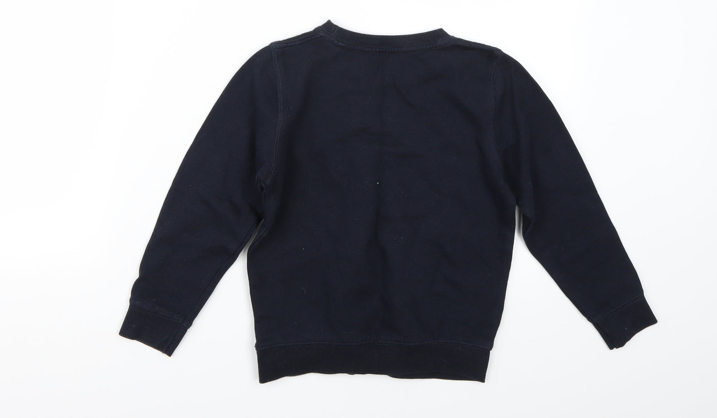 Lilly and Dan Girls Blue   Pullover Jumper Size 6-7 Years
