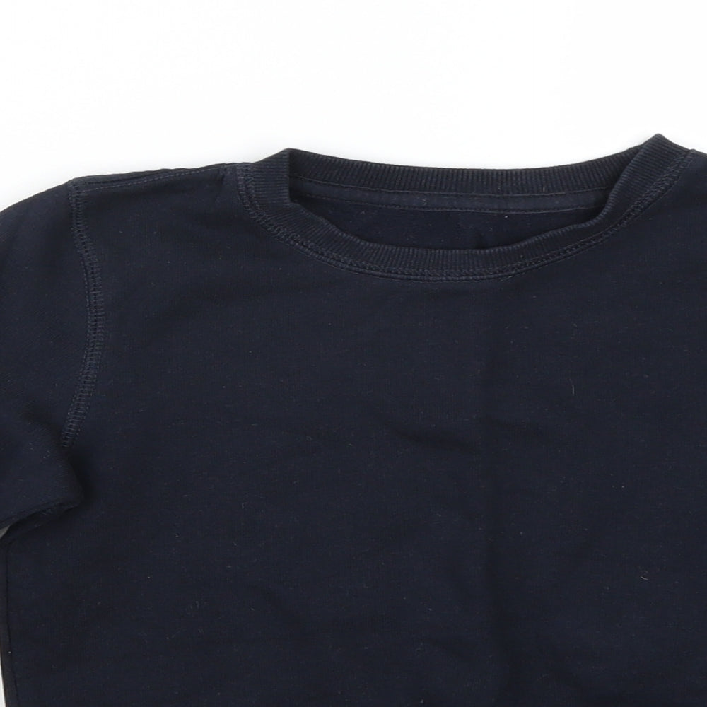 Lilly and Dan Girls Blue   Pullover Jumper Size 6-7 Years