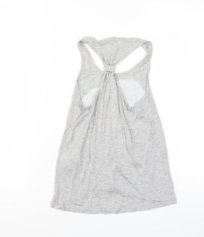 H&M Girls Grey Batik  Basic Tank Size 9 Years