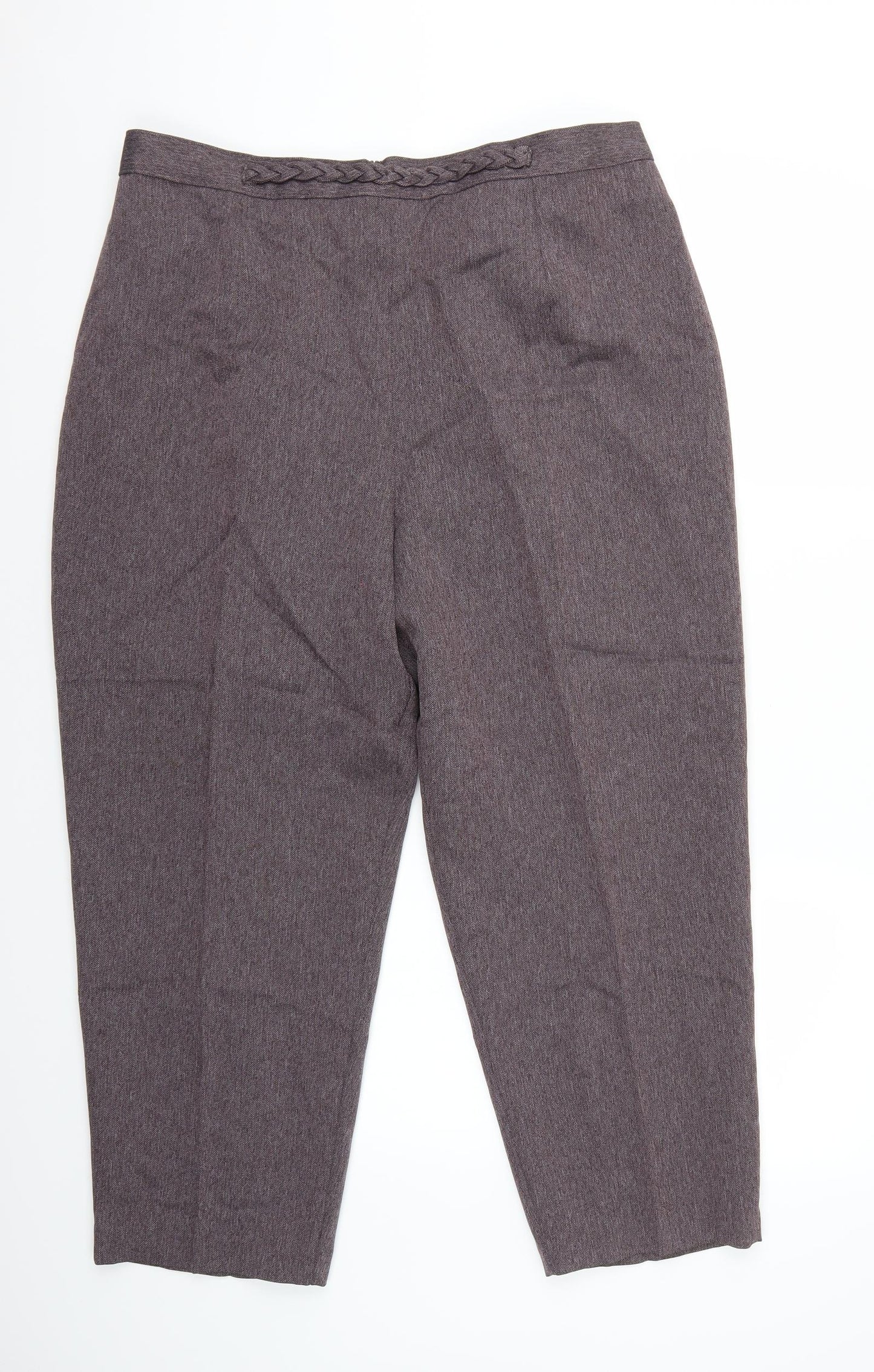 Womens UK Size 20 Berketex Regular Fit Chino Purple Trousers