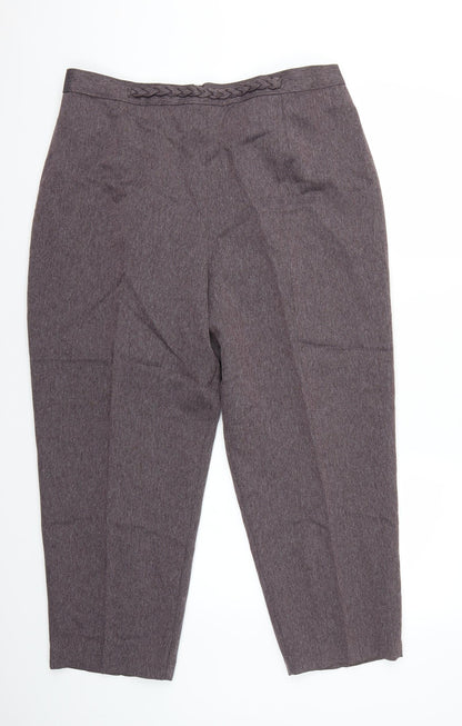 Womens UK Size 20 Berketex Regular Fit Chino Purple Trousers