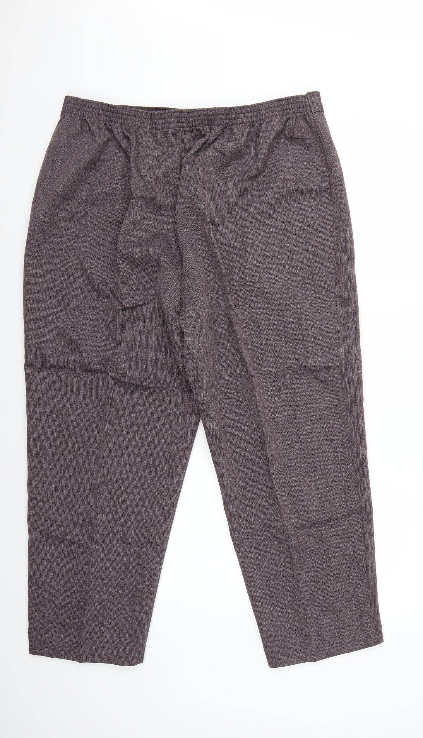Womens UK Size 20 Berketex Regular Fit Chino Purple Trousers