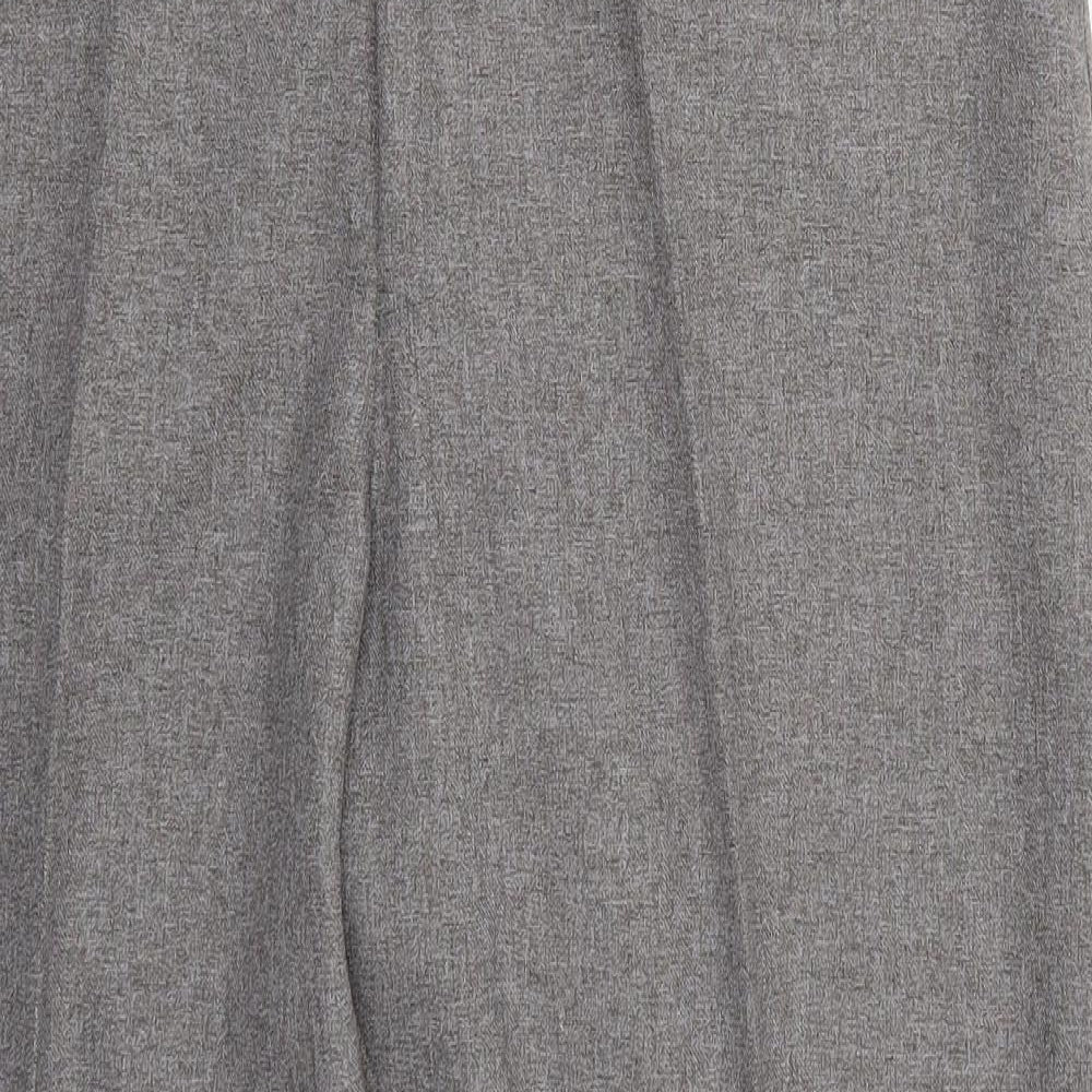 Womens UK Size 34 Preworn Regular Fit  Grey Trousers