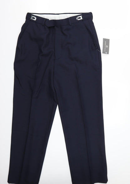 Womens UK Size 36 Essentials Regular Fit  Blue Trousers