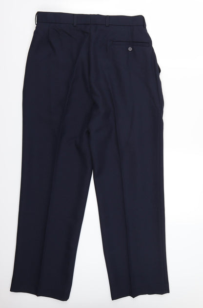 Womens UK Size 36 Essentials Regular Fit  Blue Trousers