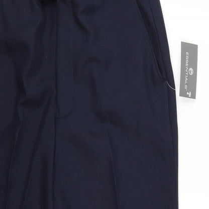 Womens UK Size 36 Essentials Regular Fit  Blue Trousers