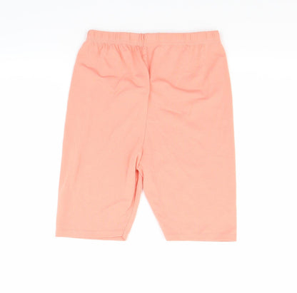 Missguided Womens Orange   Sweat Shorts Size 4