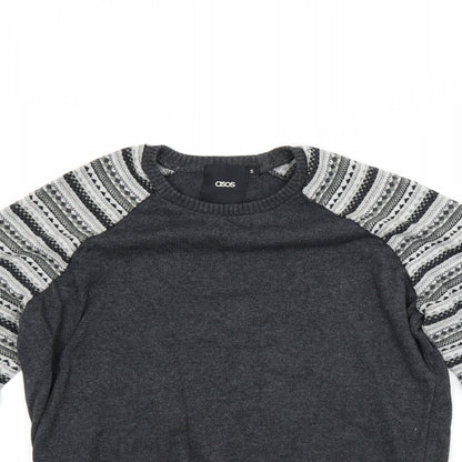 ASOS Womens Grey   Pullover Jumper Size S