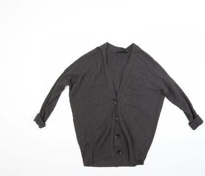 F&F Womens Grey   Cardigan Jumper Size XS