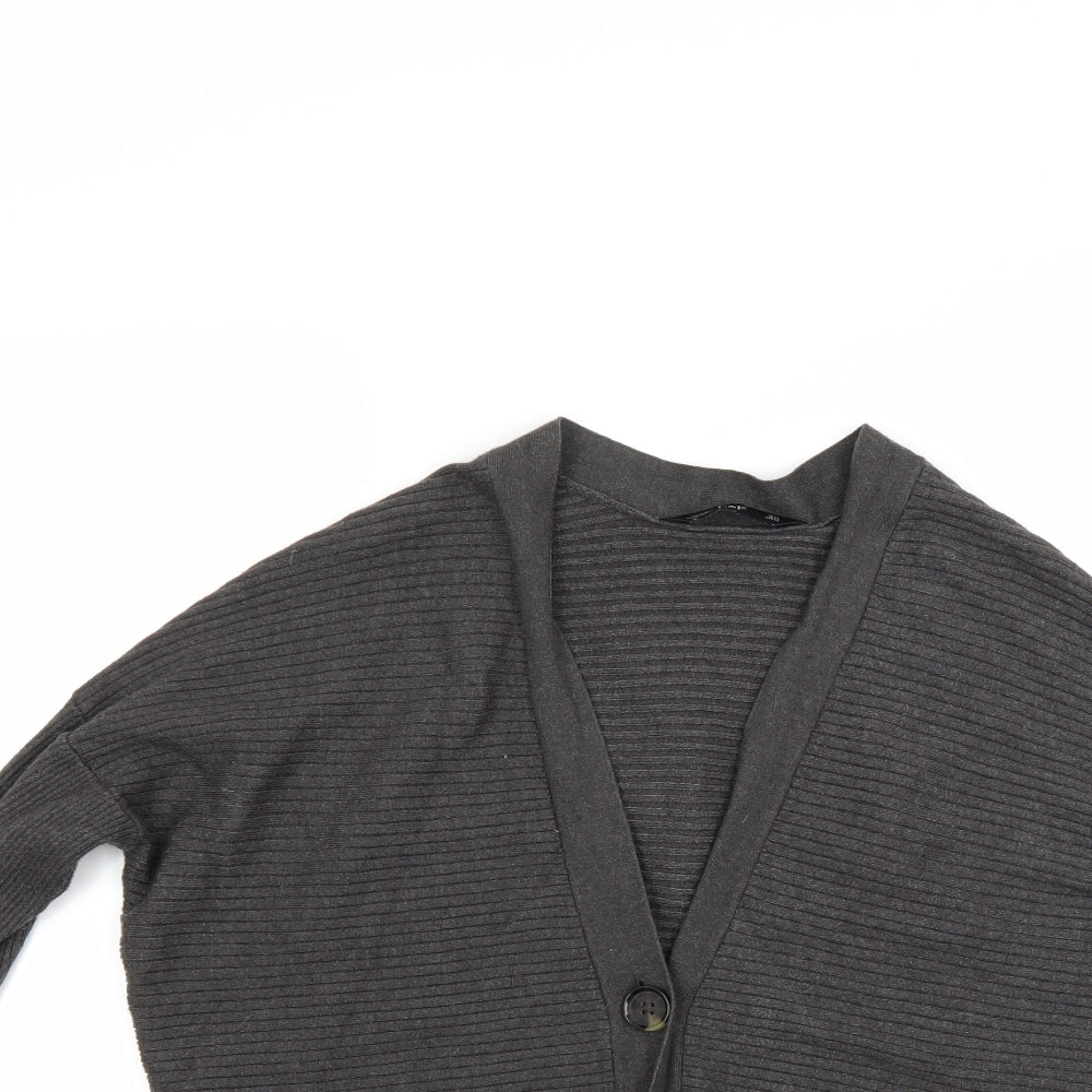 F&F Womens Grey   Cardigan Jumper Size XS