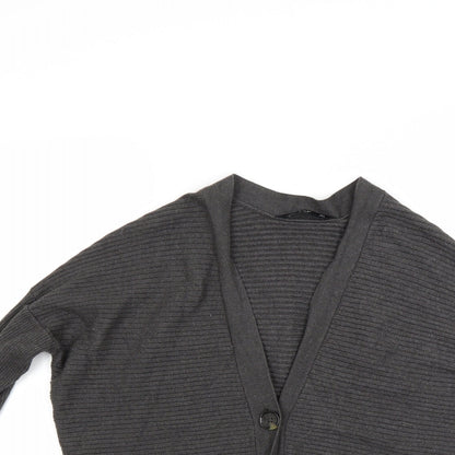 F&F Womens Grey   Cardigan Jumper Size XS