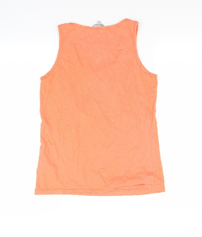 Peacocks Womens Orange   Basic Tank Size 12