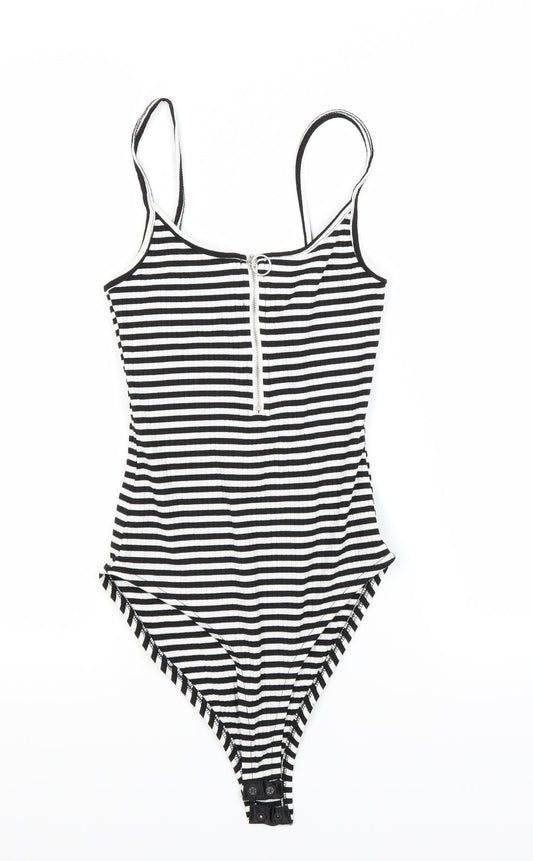 Primark Womens Black Striped  Camisole Tank Size 6