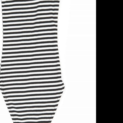 Primark Womens Black Striped  Camisole Tank Size 6