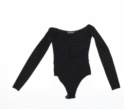 PRETTYLITTLETHING Womens Black   Basic T-Shirt Size 4