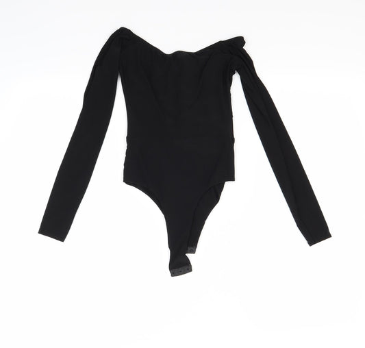 PRETTYLITTLETHING Womens Black   Basic T-Shirt Size 4