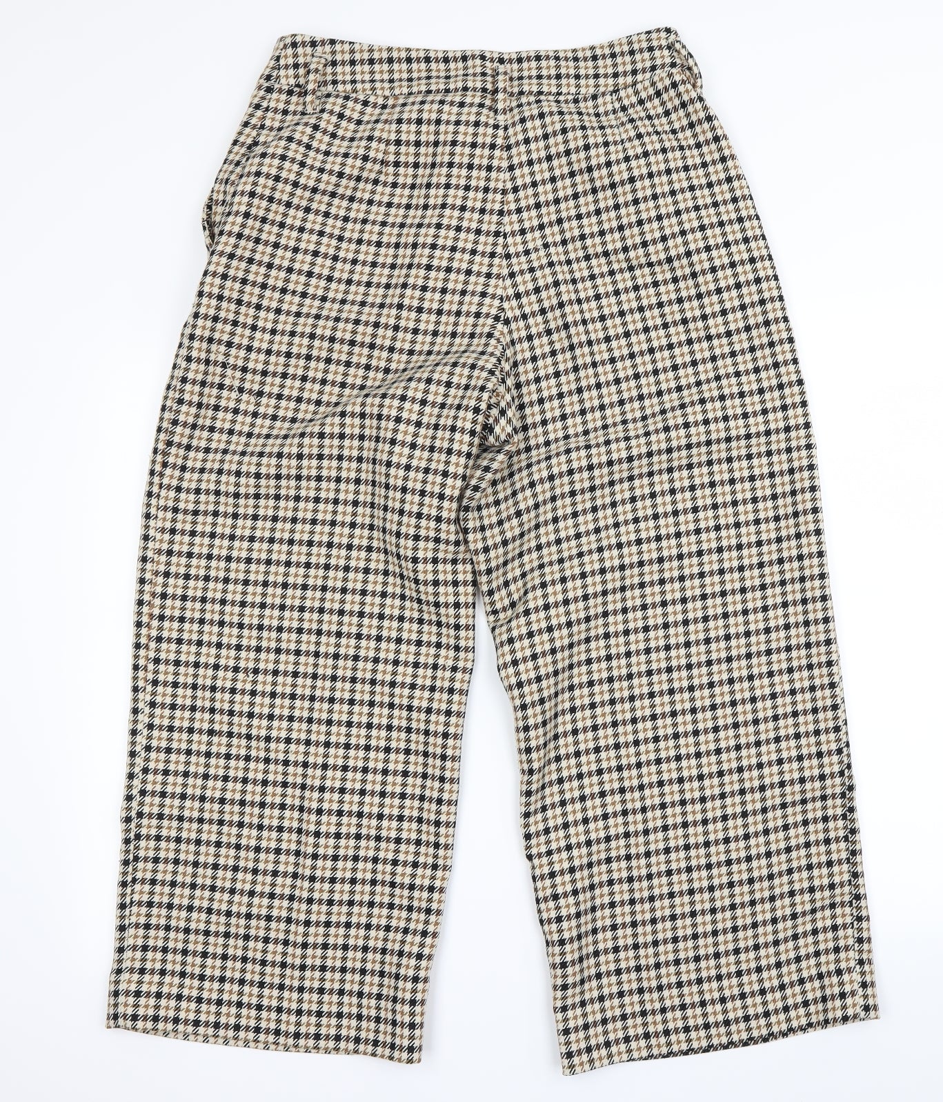 Womens UK Size 10 H&M Regular Fit  Beige Trousers