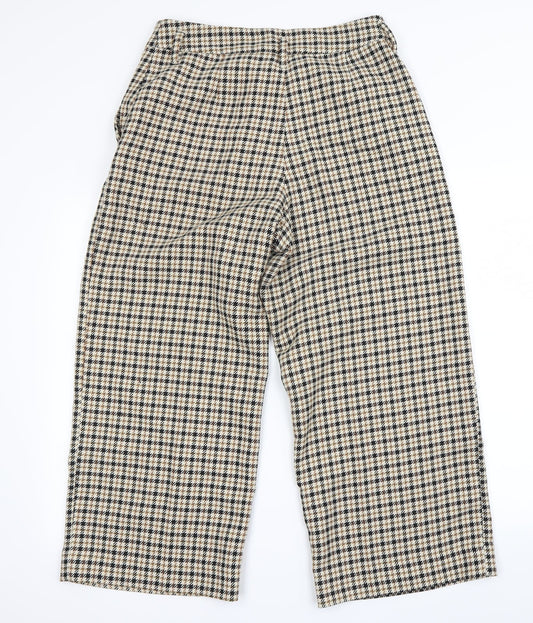 Womens UK Size 10 H&M Regular Fit  Beige Trousers