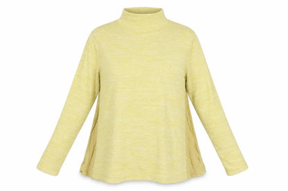 Front view of Next women’s yellow jumper, size UK 16