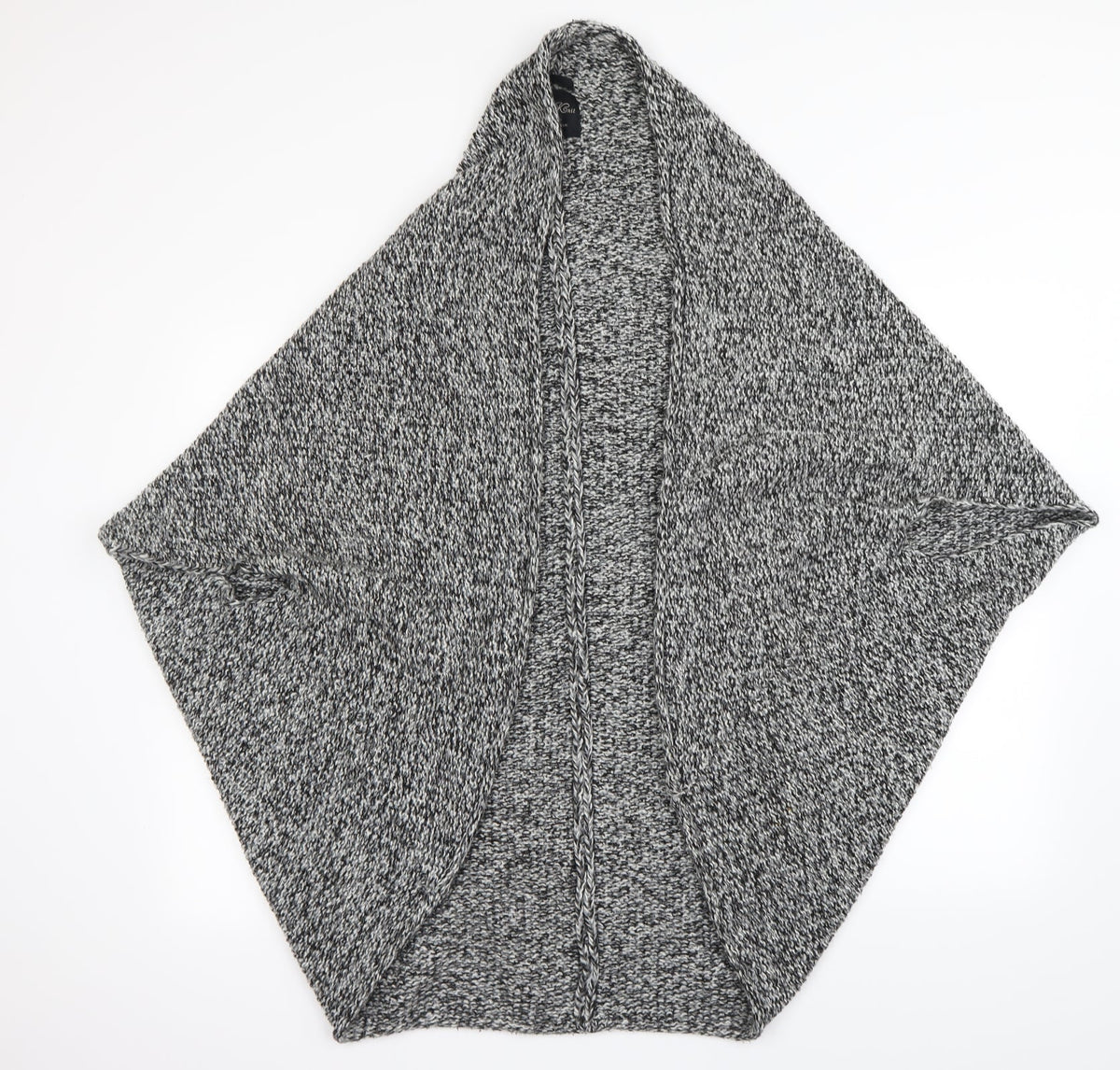 Additional front view of Preworn women’s grey jumper, size UK 10