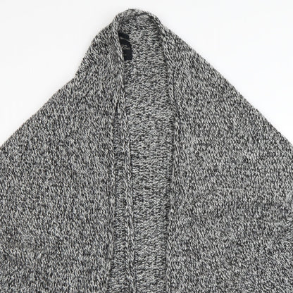 Close-up detail of Preworn women’s grey jumper, size UK 10