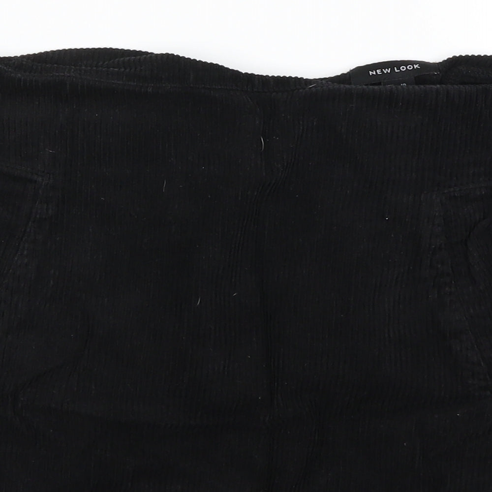 New Look Womens Black   A-Line Skirt Size 10