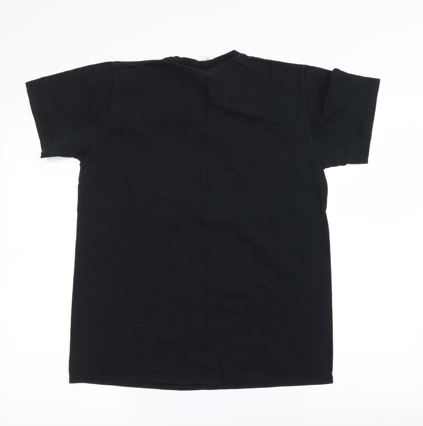 Mens UK Size M Gildan Black  T-Shirt