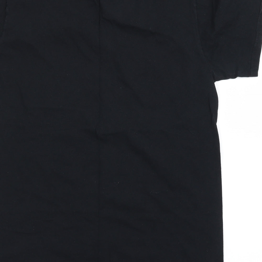 Mens UK Size M Gildan Black  T-Shirt
