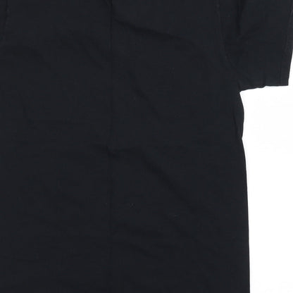 Mens UK Size M Gildan Black  T-Shirt