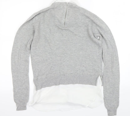 Primark Womens Grey   Pullover Jumper Size S