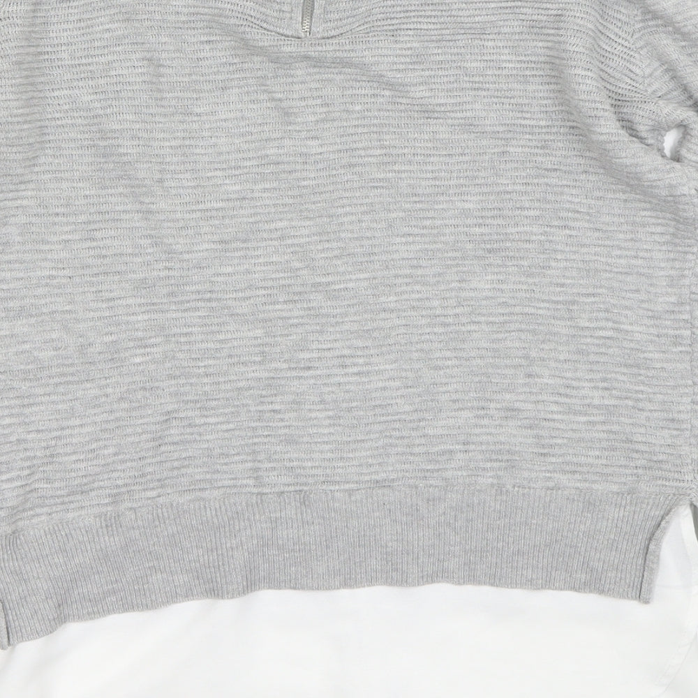Primark Womens Grey   Pullover Jumper Size S