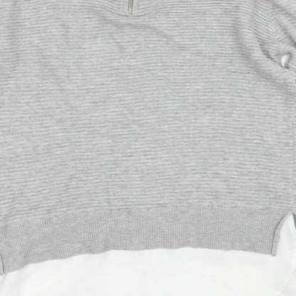 Primark Womens Grey   Pullover Jumper Size S