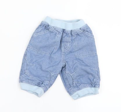 Preworn Boys Blue   Trousers Outfit/Set Size 0-3 Months