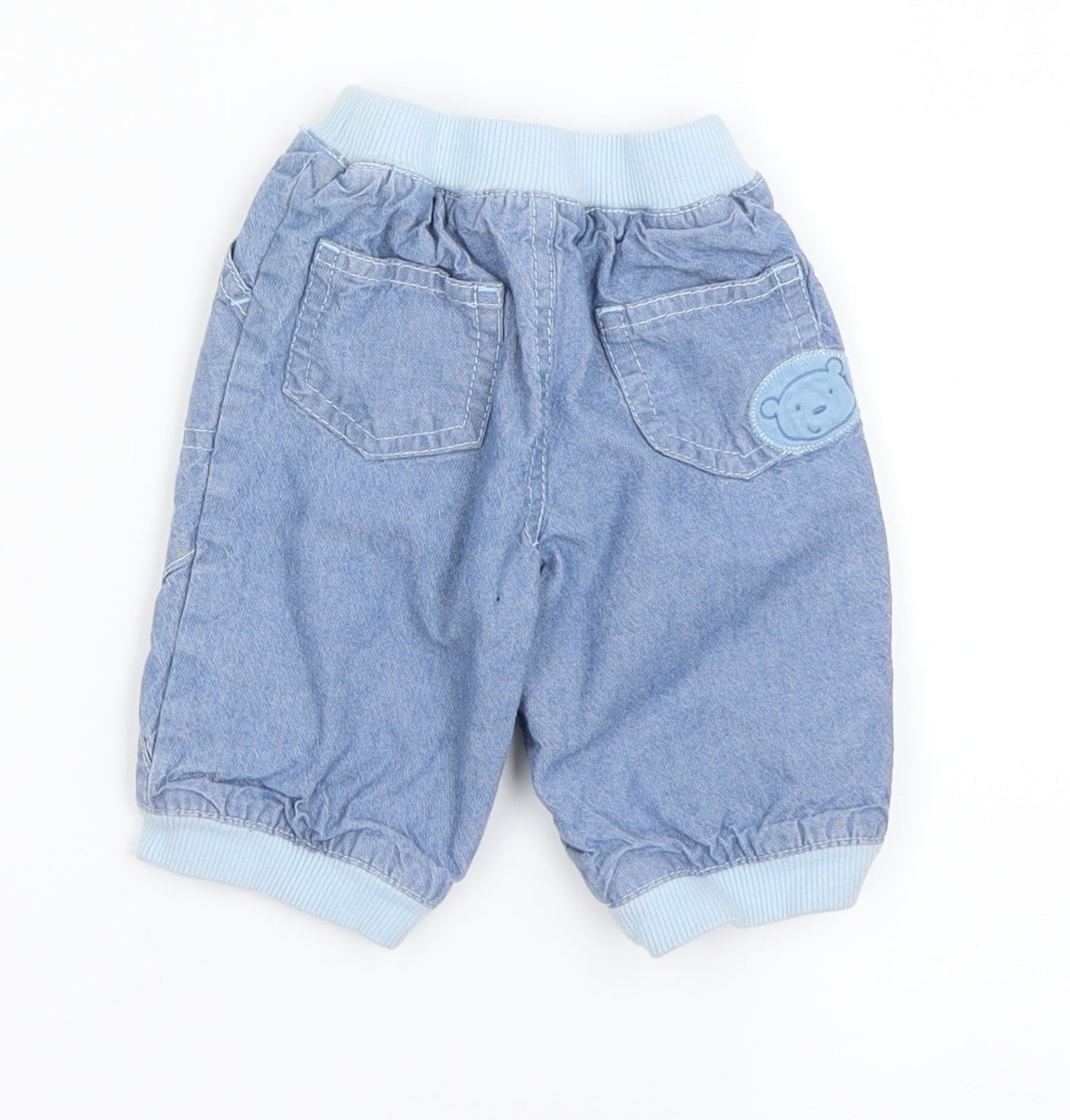 Preworn Boys Blue   Trousers Outfit/Set Size 0-3 Months