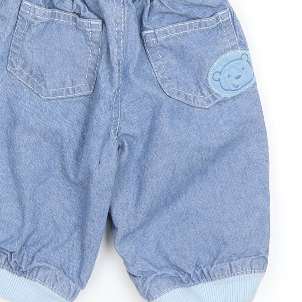 Preworn Boys Blue   Trousers Outfit/Set Size 0-3 Months