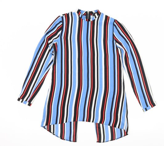 Womens UK Size 4 Atmosphere Blue Basic Blouse